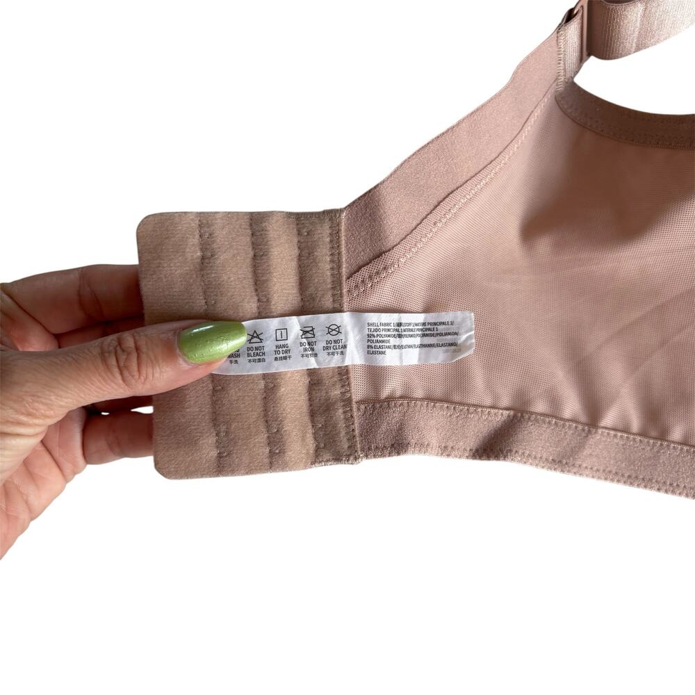 HSIA Enchante Blush Pink Lace Soft Mesh Underwire Bra Women's 40H NWT Lingerie - Picture 6 of 7